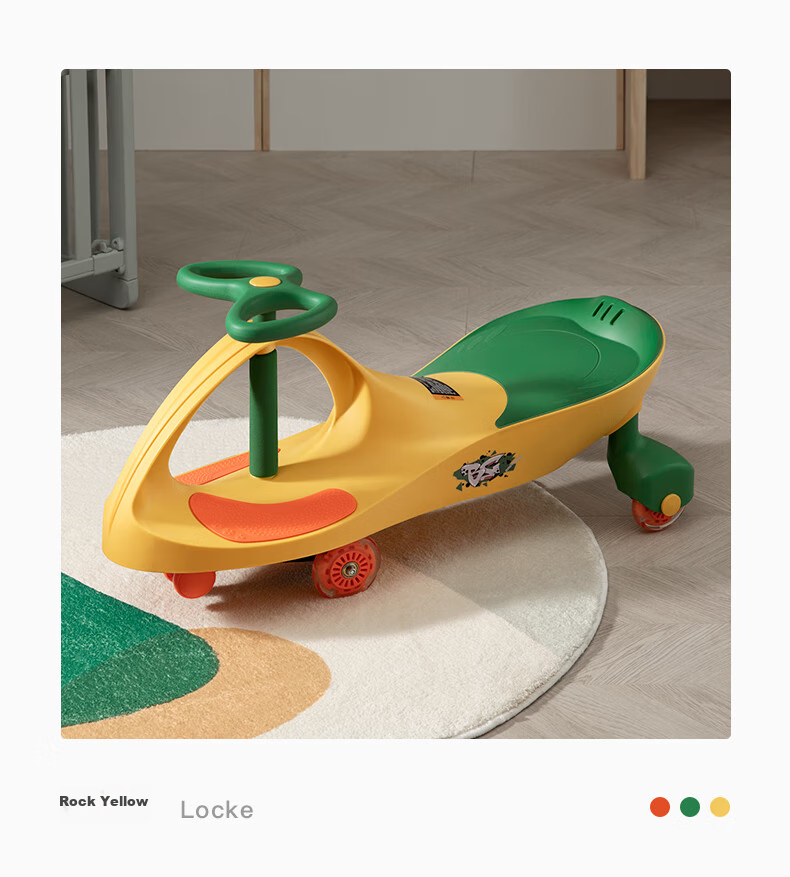 Babycare Children's Twist Car Toy for Ages 1-3 Anti-Rollover Ride-On Car Baby Swing Car Baby Gift Xindebai 13