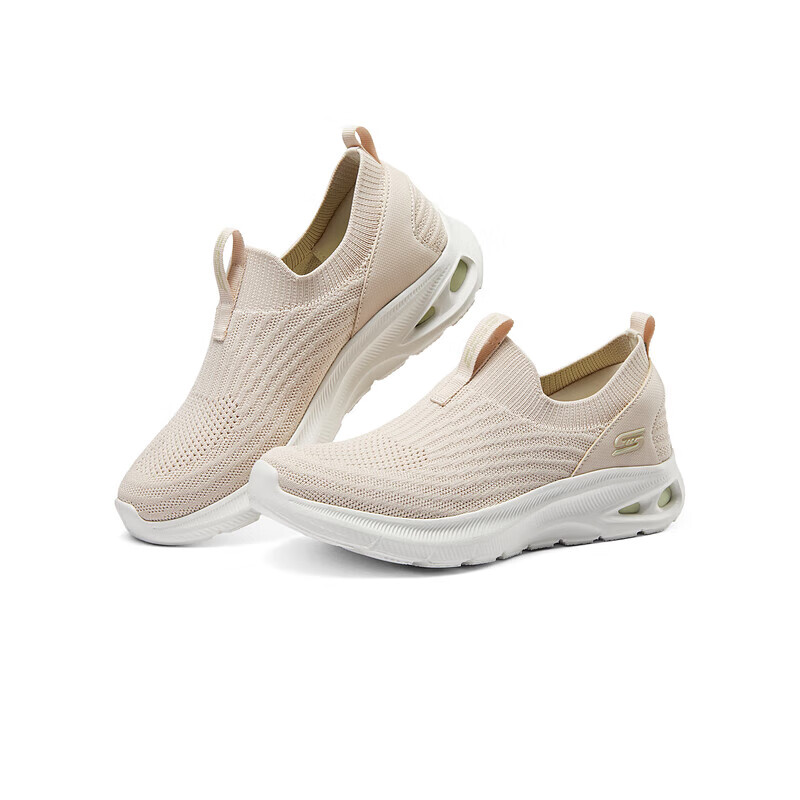 Skechers Women's Walking Shoes, Autumn Soft-Soled Slip-On Sneakers, Lightweight Versatile Running Shoes for Wome