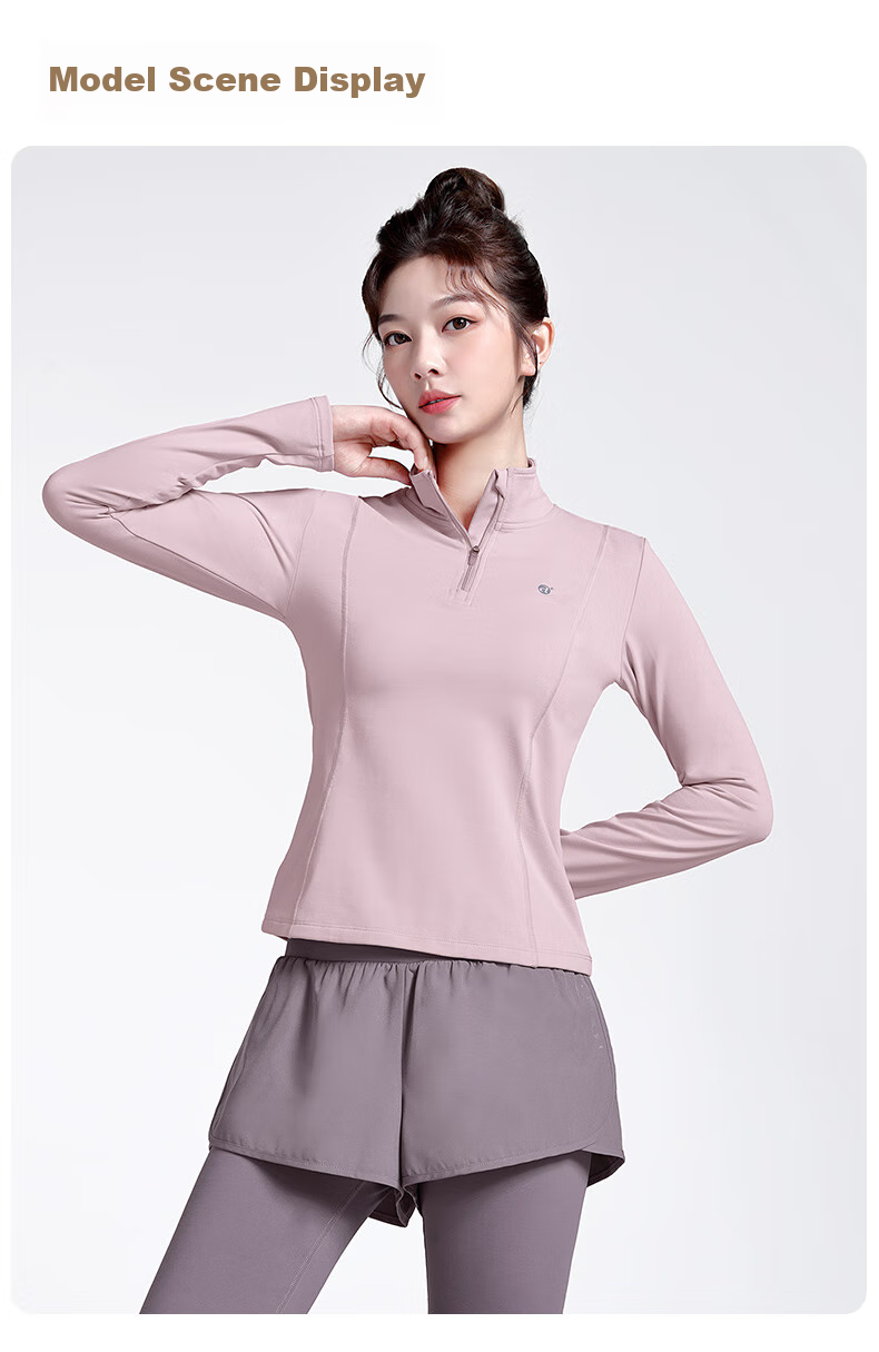 CAMEL Women's Sportswear Set, New Yoga Fitness Pilates Elastic Short-Sleeve Shorts And Pants Five-Piece Workout Outfit 52