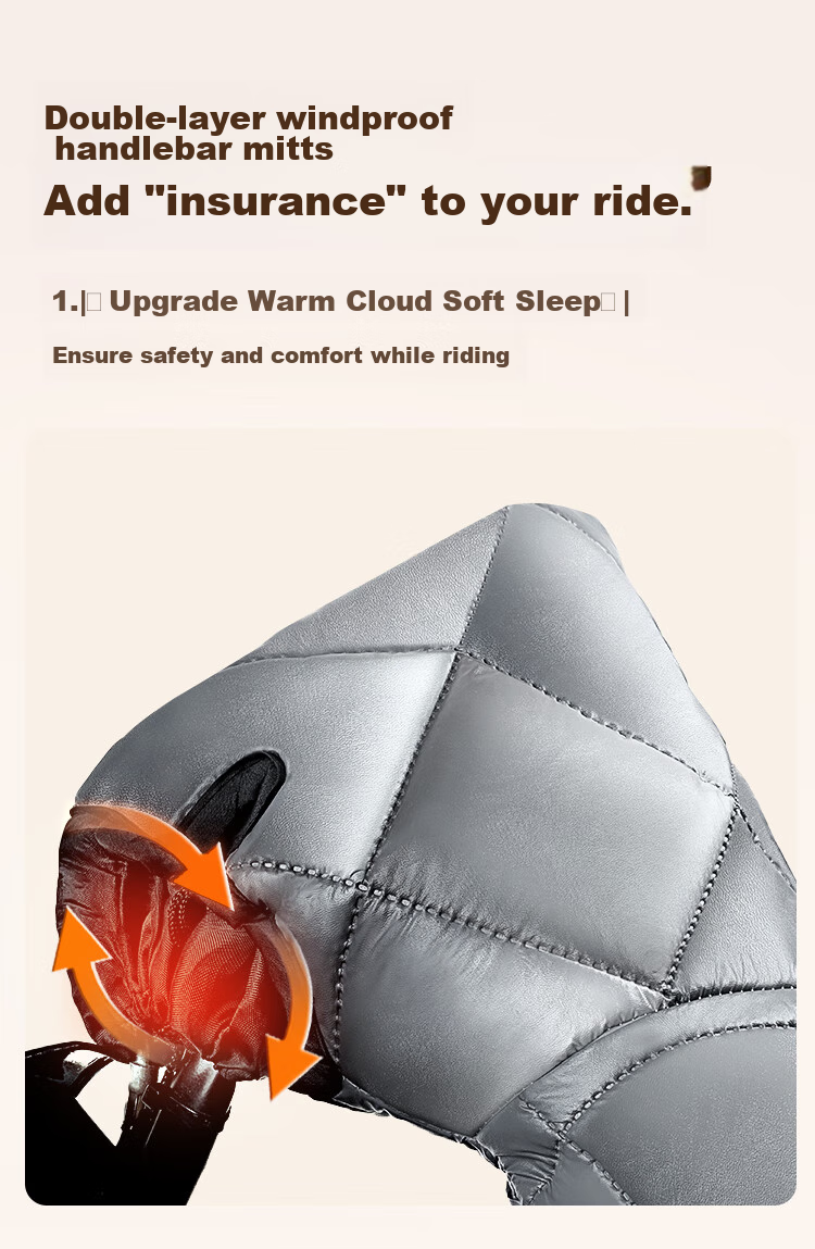 JD Original Electric Scooter Windshield Cover, Thickened Waterproof Battery Car Spring And Autumn Windproof Warm Widened Side Wing PU Leather 10