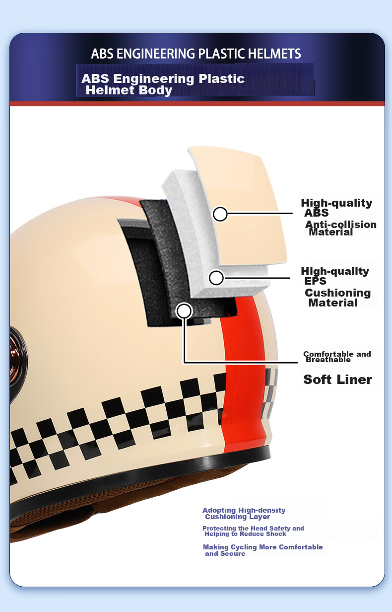 ZNP AM912 Gray White Pirate 2XL 3C Certified Retro Motorcycle Electric Helmet Unisex All-Season 4