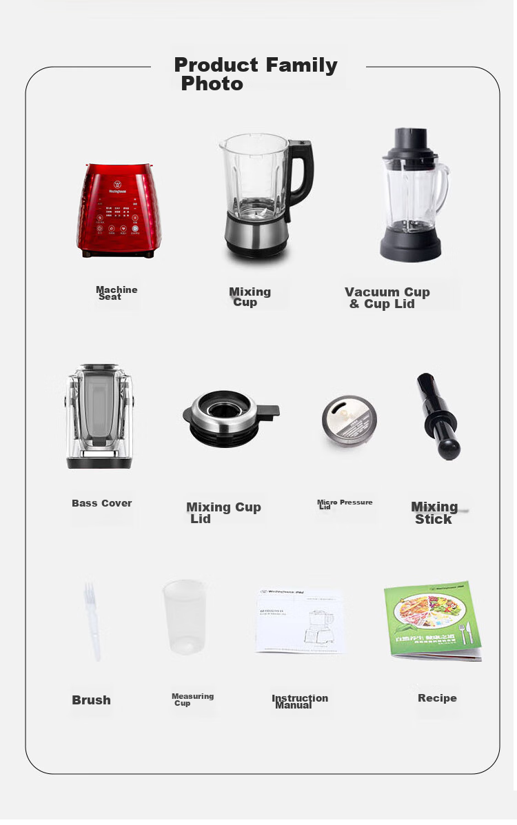 Westinghouse WFB-HS0454 Rose Gold Multifunctional Heated Blender Food Processor with Intelligent Heat Preservation for Home Use 26