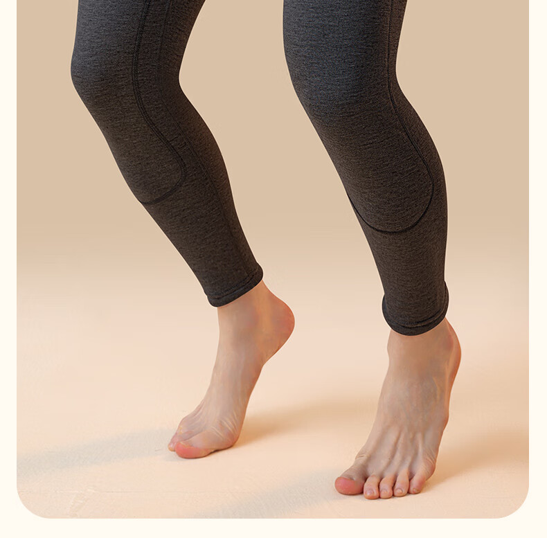 Hengyuanxiang [Down Knee Protection] Thermal Pants for Men, Fleece-Lined Thickened Cotton Long Johns Autumn Winter Warm Underwear 19