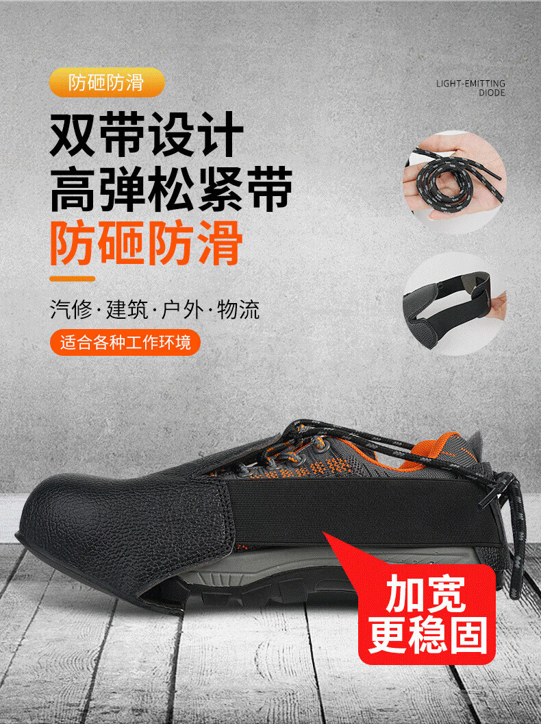 Zhugu Safety Shoe Covers, Anti-Smashing Shoe Covers for Work Boots, Visitor Inspection Anti-Smashing Shoe Covers [National Standard Black Standard Model] One Size Fits All 2