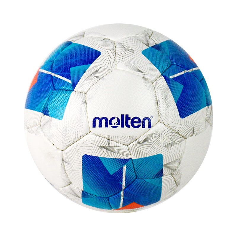 Molten Football for Children, Size 4/5/7, F4N2811 White And Blue, Hand-Stitched Butyl Inner Liner, PU Training Soccer Ball