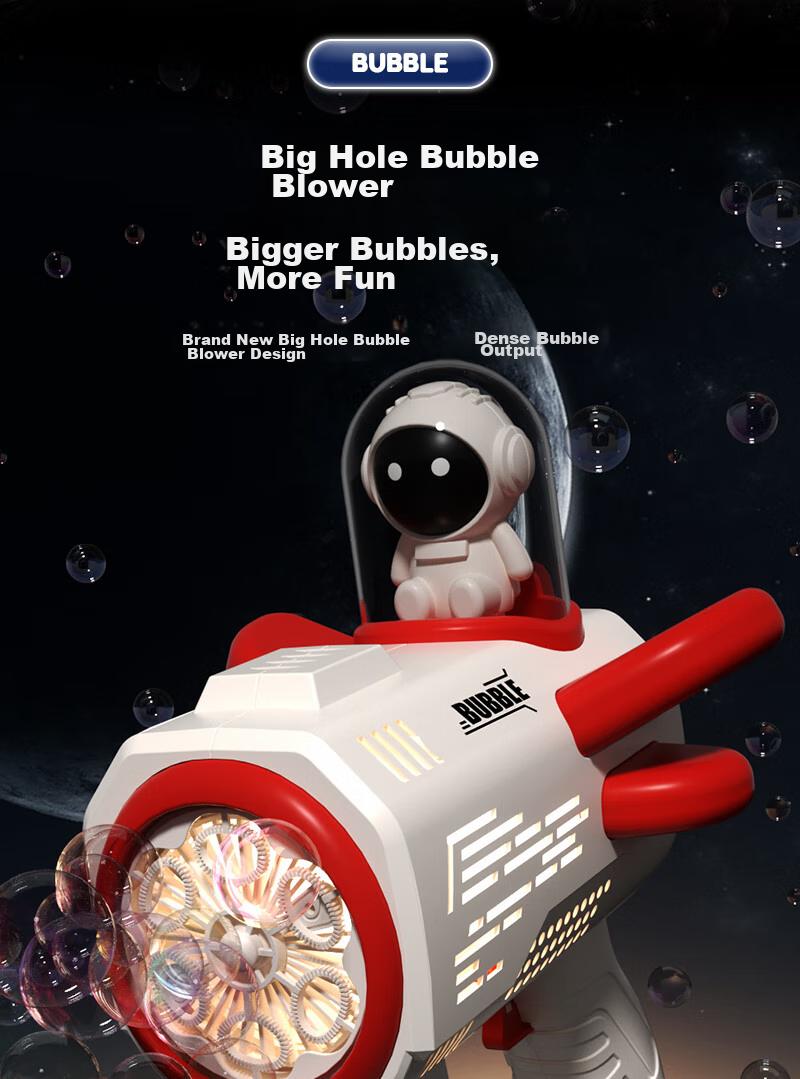 Xiaomo Bubble Machine Toy, Wedding Electric Bubble Gun, Handheld Bubble Maker for Boys And Girls, Birthday Gift for Childre 6