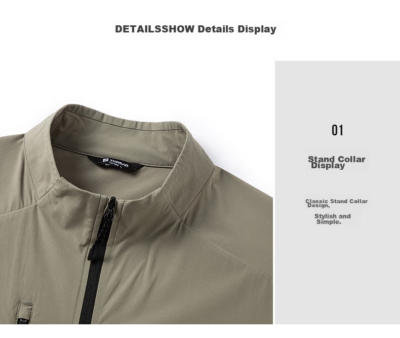 TOREAD Sun Protection Clothing, Spring And Summer Men's Lightweight Breathable UV Protection UPF50+, Skin Coat, TAZZCN81845 18