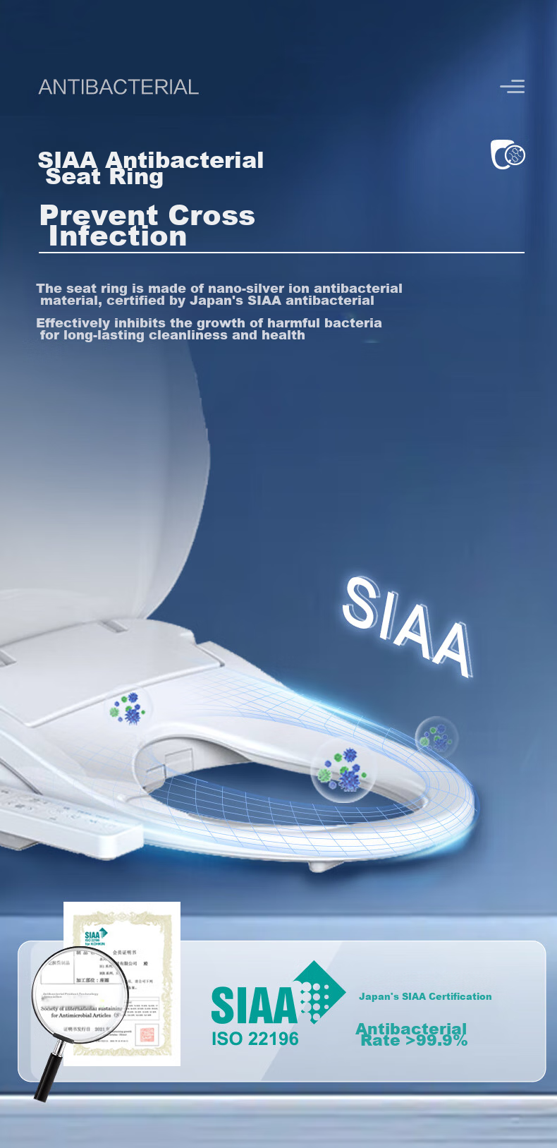 Haier Smart Toilet Seat Intelligent Disinfection Series: Instant Heating, Remote Control, Automatic Deodorizing, Plasma UV Sterilization X-R30 17