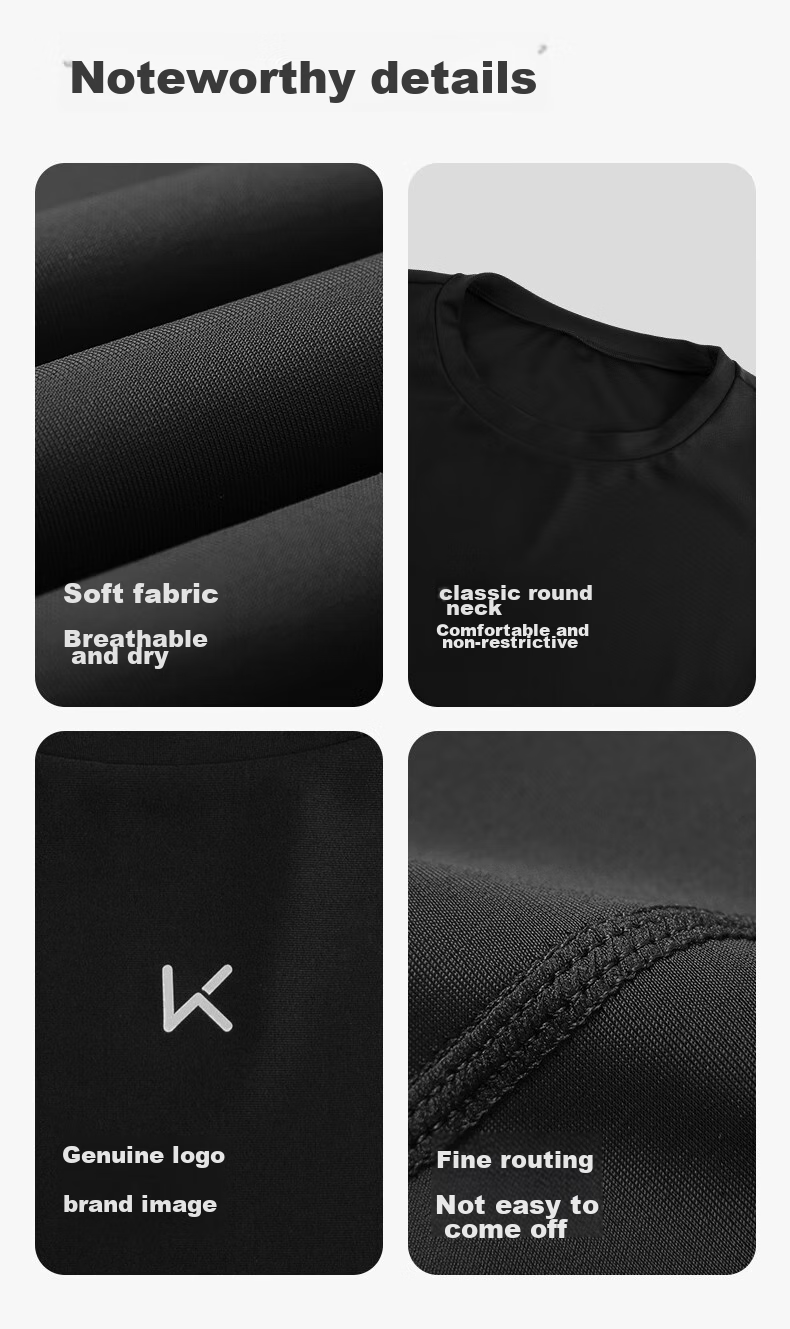 Keep Men's Long-Sleeve Swimsuit, Quick-Dry, Anti-Embarrassment, Professional Hot Spring Surfing Suit, Swimming Gear, Black, XL 17
