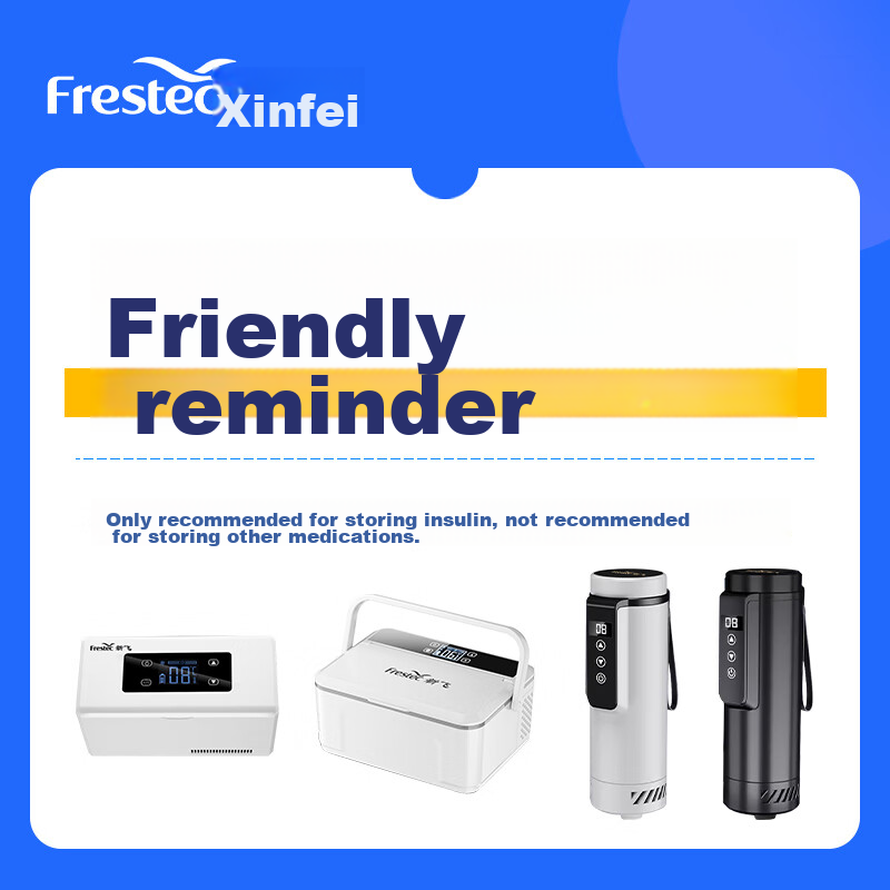 Xinfei (Frestec) Insulin Refrigerator Cup, Medicine Refrigeration Cup with Long-Lasting Battery Life, Car And Home Dual-Use, Lightweight And Portable, Constant Temperature Small Medicine Box 16