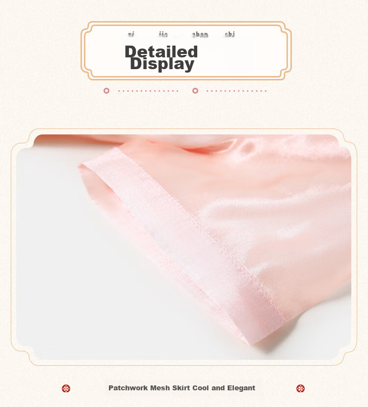 Classic Teddy Girls' Dress, Children's Hanfu, Big Kids' Improved Qipao, New Chinese Style Princess Dress, Pink, Size 160 11