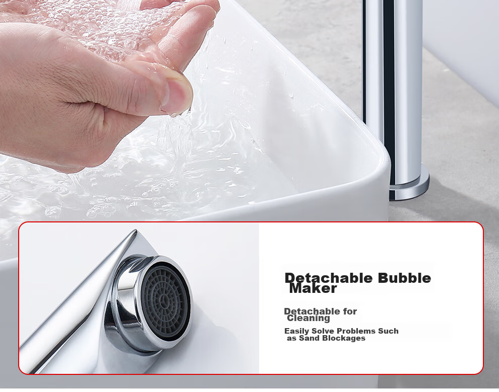 CVBAB Basin Faucet, Single Cold High Countertop Basin Faucet, Bathroom Stainless Steel Faucet CV1061 9