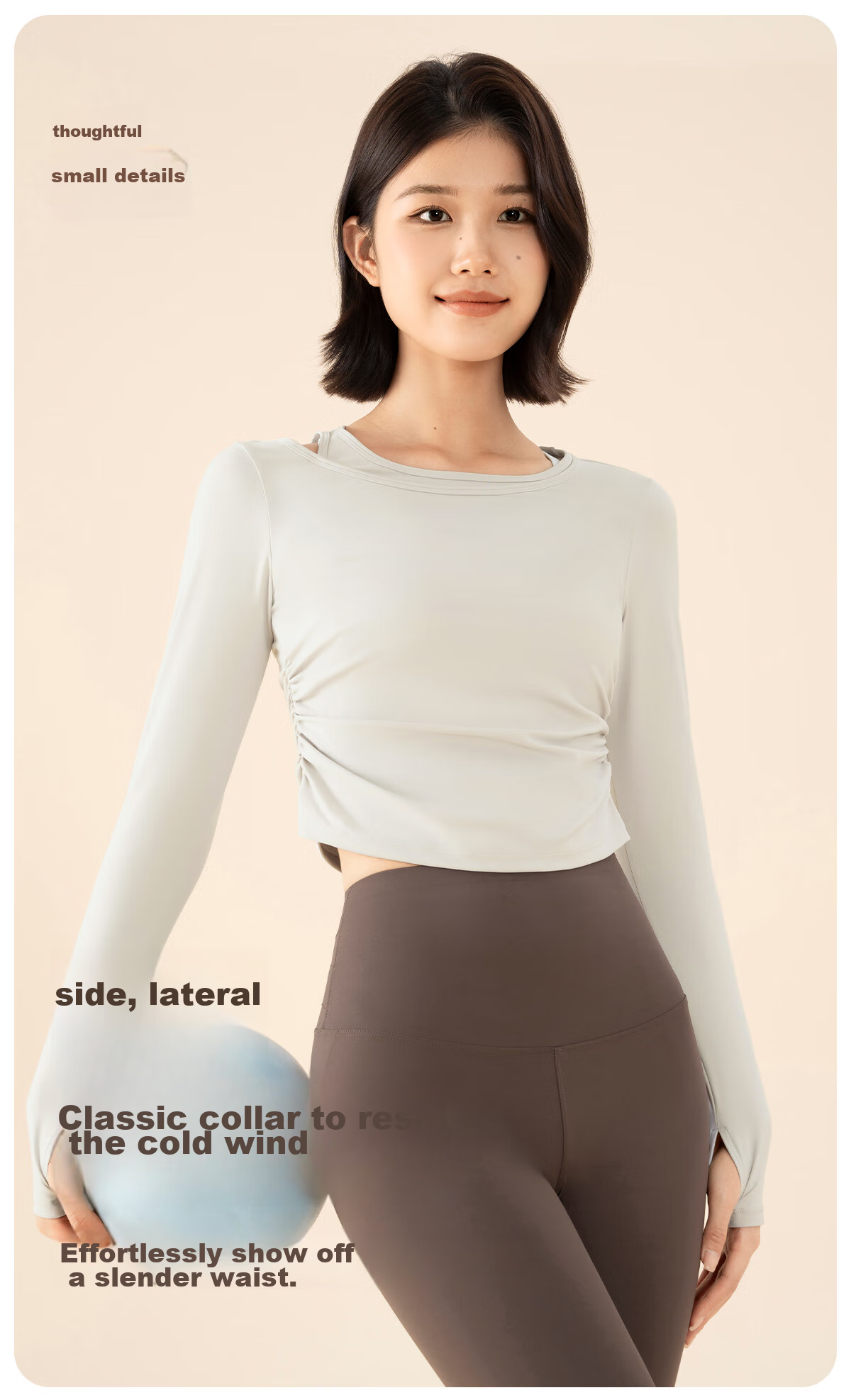 361° Yoga Top for Women, 2024 New Long-Sleeve Fitness Wear, Autumn And Winter High-End Pilates Sports Top for Wome 11
