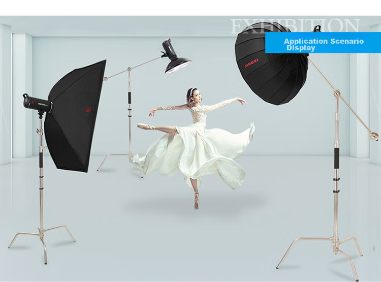 JINBEI CK-2 Detachable Tripod Crossbar, Arm, Light Stand, Ceiling Light Bracket, Magic Leg Studio Photography Light Stand CK-2 Magic Leg Light Stand 22