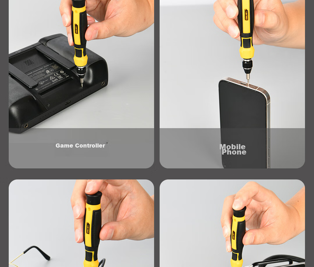 Deli Multifunctional Precision Repair Electronic Screwdriver Set, 65 Pieces, Mobile Phone Repair Screwdriver Kit 7
