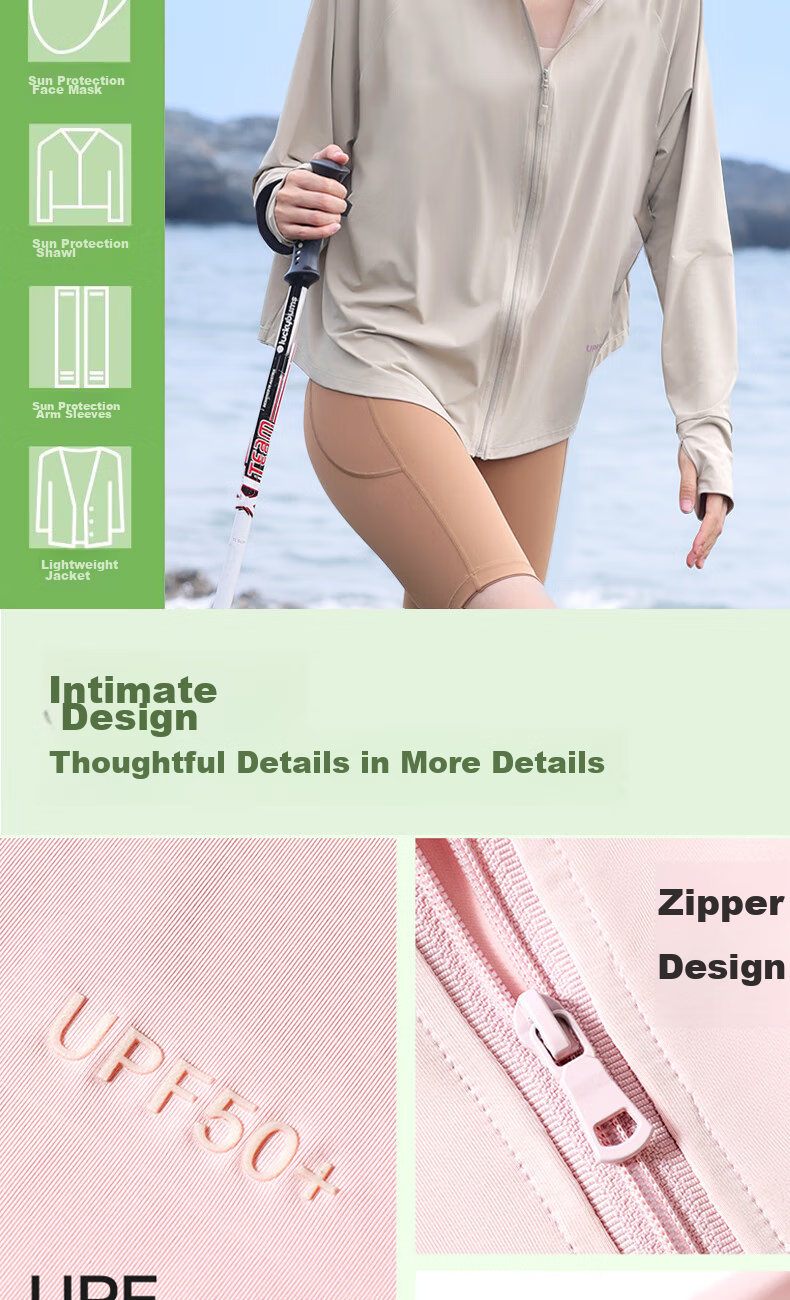 MiiOW Women's Sun Protection Clothing [UPF50+] 2026 New Summer Outdoor UV-Resistant Ice Silk Breathable Sun Protection Jacket 12