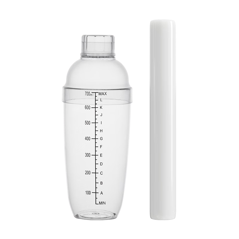 CLITON Cocktail Shaker Set, Hand-Shaken Lemon Tea And Milk Tea Tools, Bar Mixer Set with Ice Crusher Hammer, Muddler, Shaker Bottle