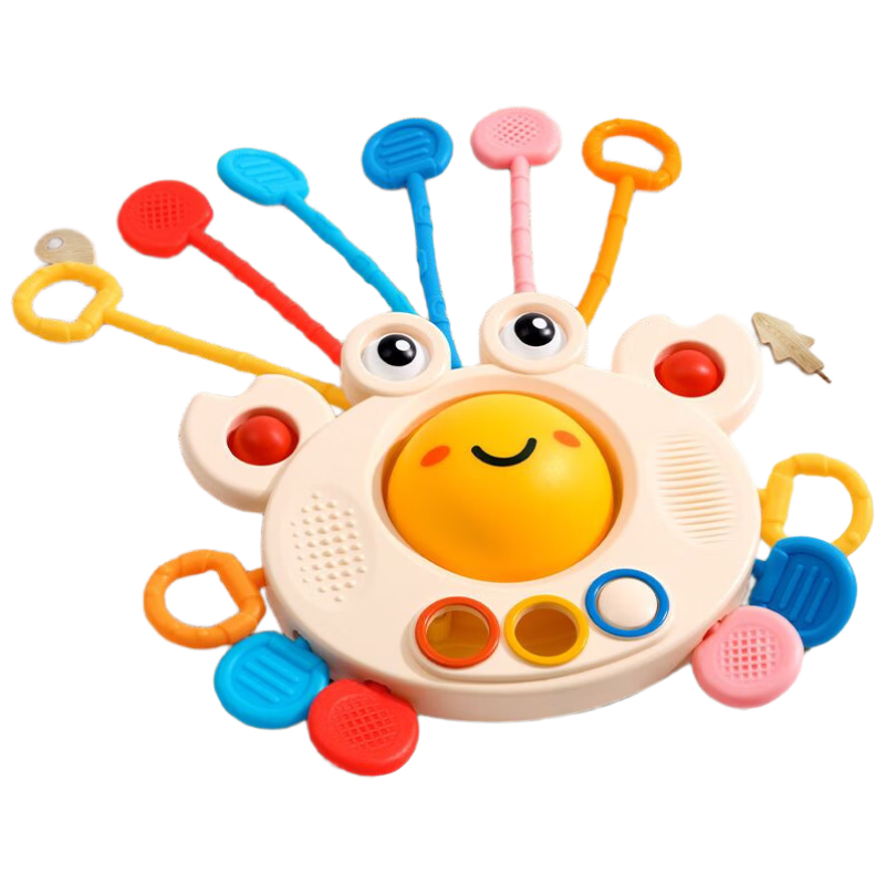 DOCTOR MA Pull-Out Toy, Baby Teething Toy, Squeeze Toy, Grab Toy, Chewable Toy, Birthday Gift