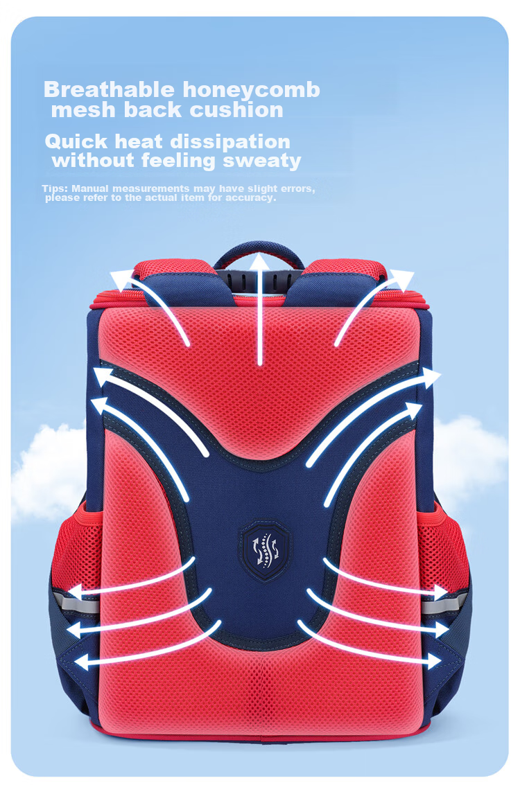 KVG Schoolbag for Primary School Students, Children's Backpack with Spine Protection And Load Reduction, Suitable for Grades 1-3, Double Shoulder Bag for Boys And Girls 7