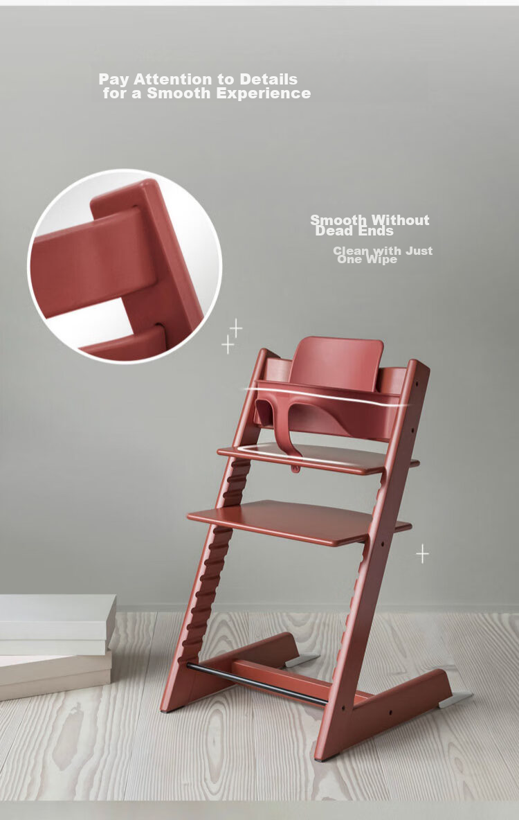 Stokke Growth Chair, Multifunctional Baby High Chair Learning Seat, TT Five-Piece Set with Free Cushion - Glacier Gree 24