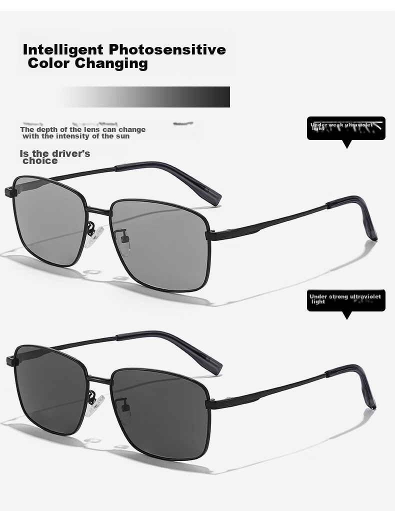 CAPONI Photochromic Polarized Sunglasses for Men, Day And Night Use, Driving-Specific Night Vision Glasses, Anti-Glare High Beam Protectio 3