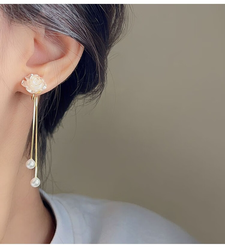 Dijing S925 Silver Full Body Earrings for Women, No Piercing Required, Practical High-End Elegant Bone Earrings Set, No Hole Ear Rings, No Need to Get Ear Piercings 6