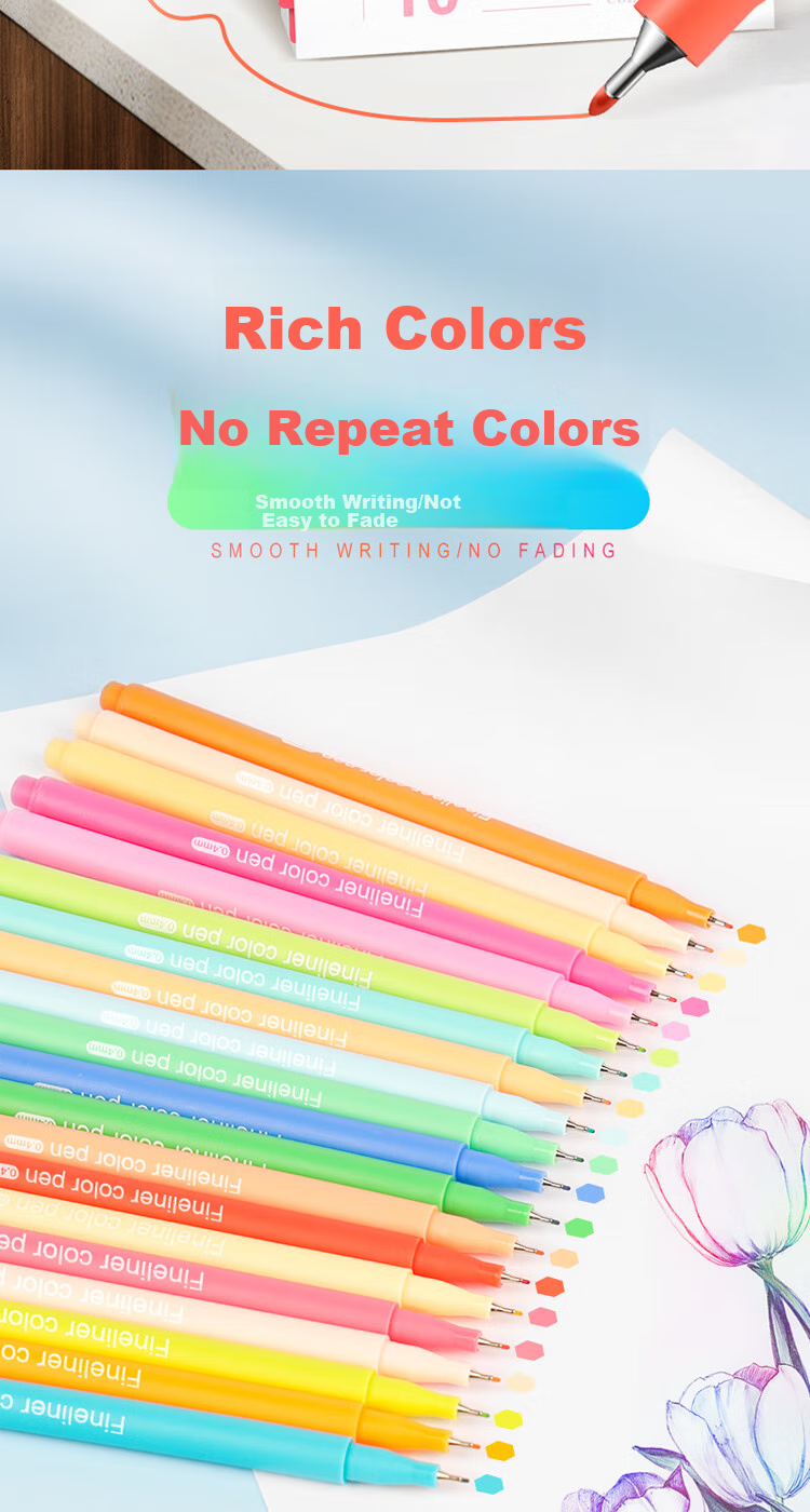 MINGMA 10-Pack Colorful Gel Pens, 10 Colors Quick-Drying Journaling Pens Stationery Set 0.4mm Student Note-Taking Pens Cute Multi-Color Markers Vintage Color Scheme 2