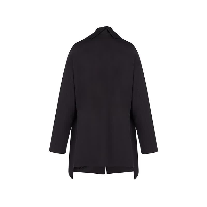 山本耀司 yohji yamamoto 女士大衣 棉质外套21春夏yt-t04-671 黑色