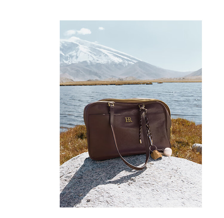 HR Handbag, Women's Bag, Vegetable Tanned Leather, Ladies' Underarm Bag, Light Luxury High-End Shoulder Commuter Bag, Women's Birthday Gift 2