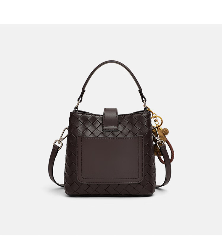 Aiqinghai Leather Handbag, Women's Crossbody Bucket Bag, Shoulder Tote Bag, Stylish Birthday Mother's Day Gift, Practical Present for Mom 11