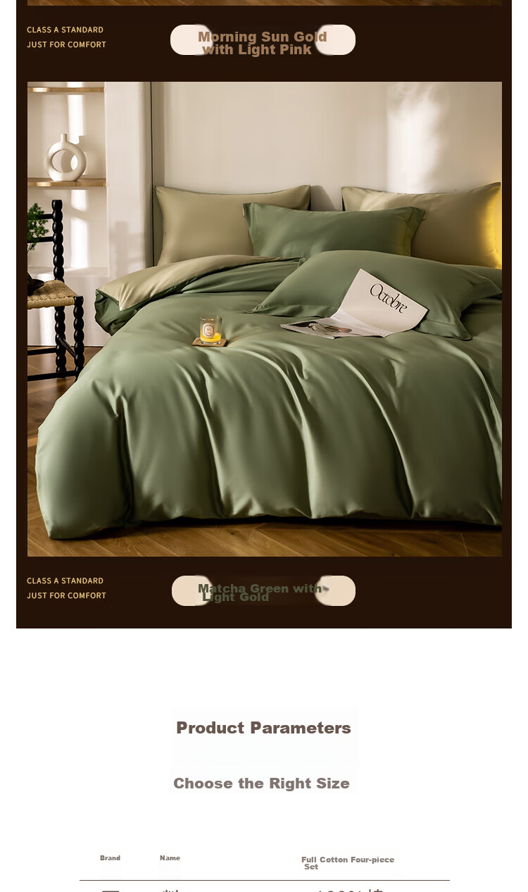 JIEBO 100-Piece Pure Cotton Bedding Set, Class A Long-Staple Cotton High-End Luxury Bedding Set with Duvet Cover, for 2.0/2.2 Meter Beds, Duvet Cover Size 220×240cm 11