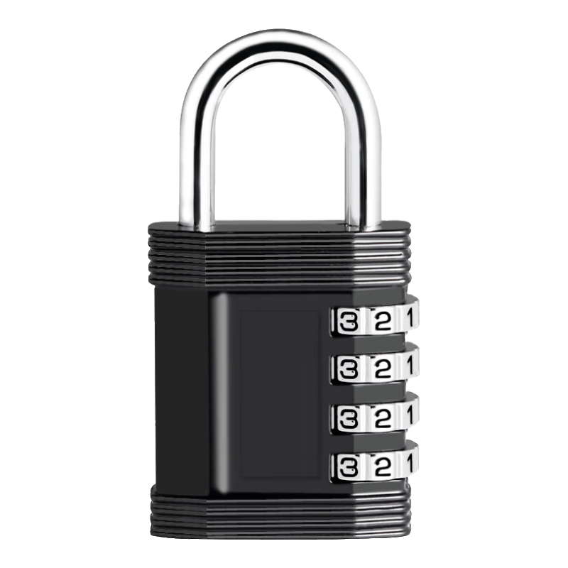 Aoben Password Lock Padlock Waterproof Dormitory Gym Locker Lock 35mm Black Student 7610C