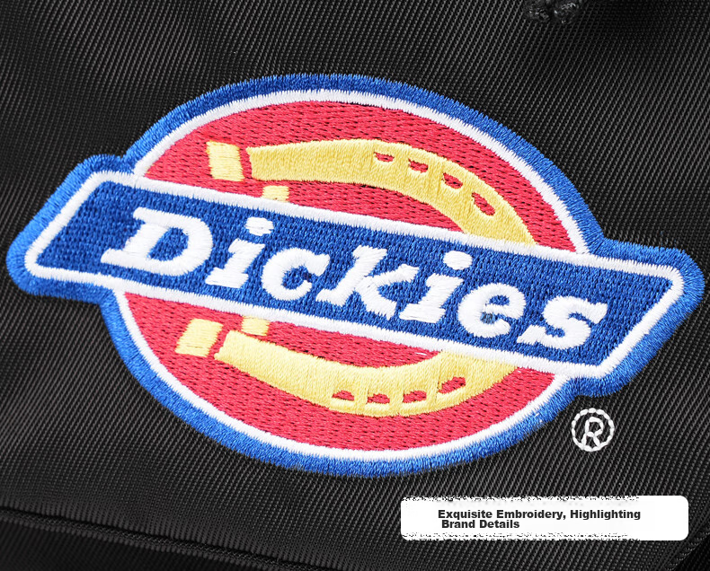 Dickies Men's Shoulder Bag, Large Capacity Casual Backpack, Lightweight Canvas Bag for College Students, Multifunctional Crossbody Bag with Shoulder Strap 15