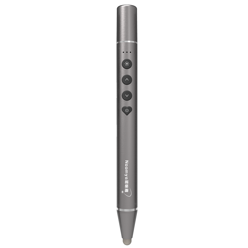 Noomya N99 AI Voice Typing Wireless Amplified Page-Turning Pen with Microphone for Teachers, Multifunctional Page-Turning Pen with Microphone, Laser Pointer, Whiteboard Writing And Line Drawing