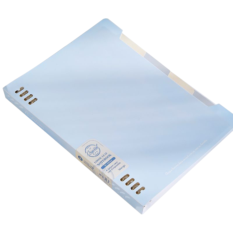 Wengu Notebook Student Stationery Handwritten Loose-Leaf Notebook A5/50 Sheets Graduation Meeting Journal Diary Book for Primary, Middle And High School Students Exam High-Quality Separated Pages BI085 (A5) Blue