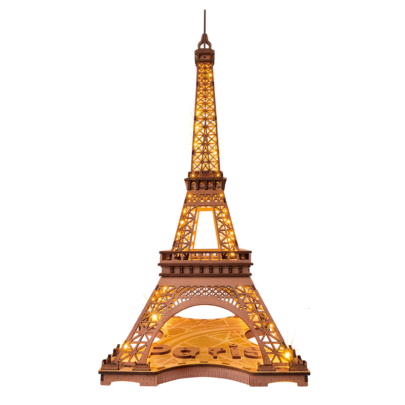 Ruotai Eiffel Tower DIY Handmade Assembly Building Block Puzzle Toy, Teacher's Day Birthday Gift for Girls
