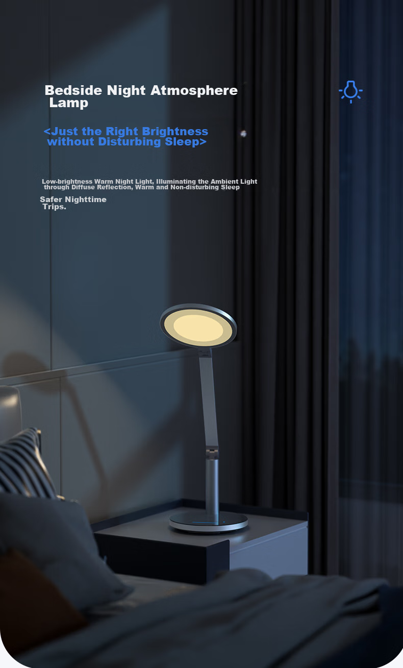 Haishibao National AA-Grade Full-Spectrum Eye Protection Desk Lamp for Children And Students' Study And Reading, Dormitory Bedroom Lamp VL235B 19