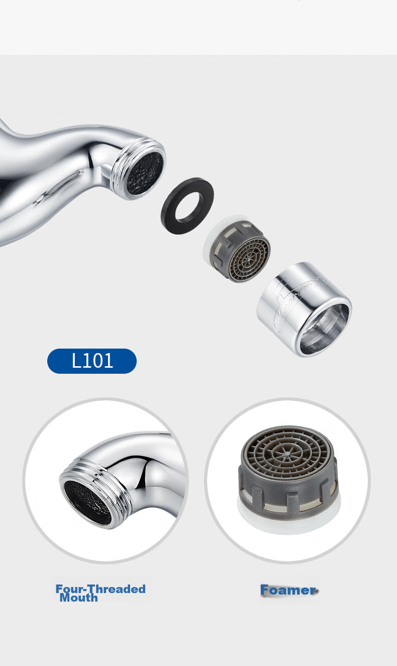 Submarine LS2 4/6 Points Quick-Open Single Cold Dual-Use Faucet Mop Pool/washing Machine Faucet Dual-Use Spout Anti-Splash Water 15
