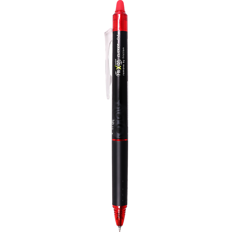 PILOT Retractable Erasable Gel Pen, 0.5mm Signature Pen, Water-Based Pen, Heat-Erasable, Student Stationery Set, Office Supplies, BLRT-FRP5, Red, 6-Pack