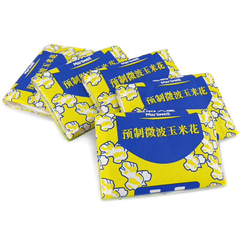 吉利火星爆米花香甜奶油味118g*5包 预制微波炉自制爆米花DIY加工休闲零食