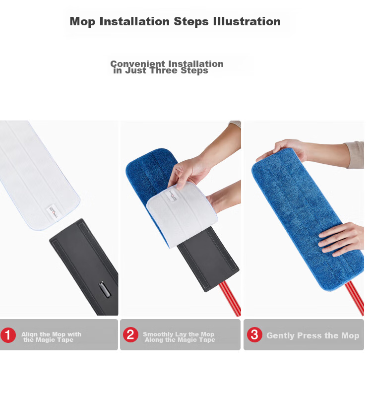 TYROLER Ultra-Fine Fiber Mop, 46cm Large Panel 10