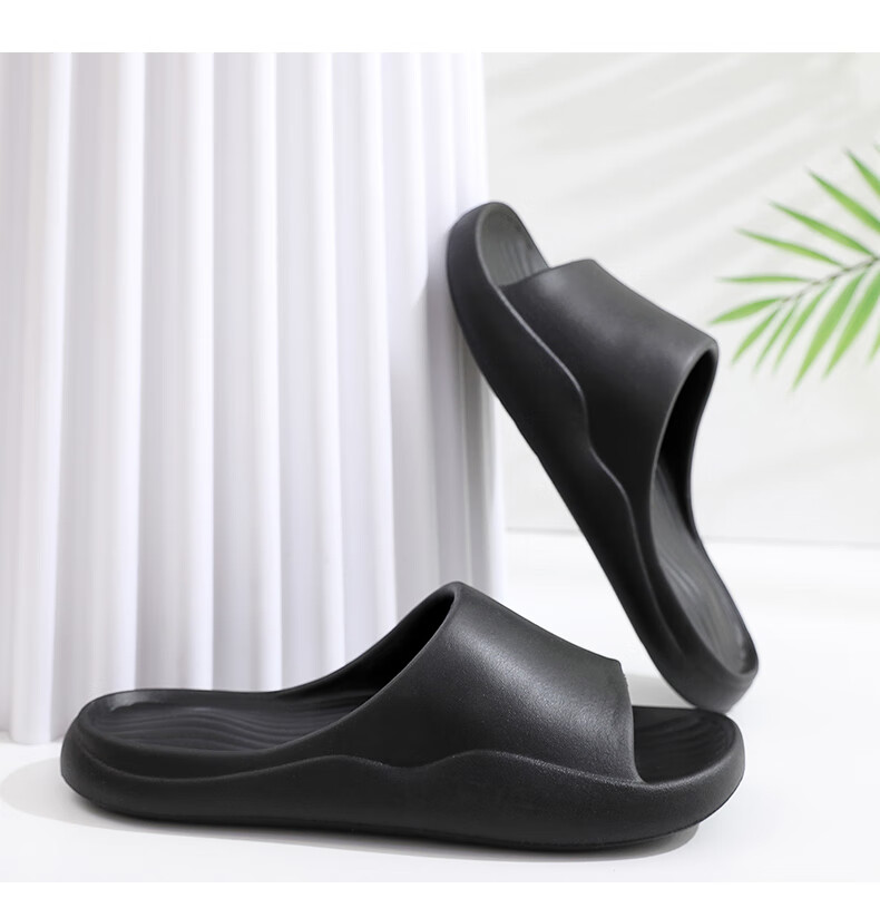 GUOLUOFEI Home Slippers for Men And Women, Summer Indoor Non-Slip Thick Sole Couple Bathroom Shower Sandals White Size 37-38 14