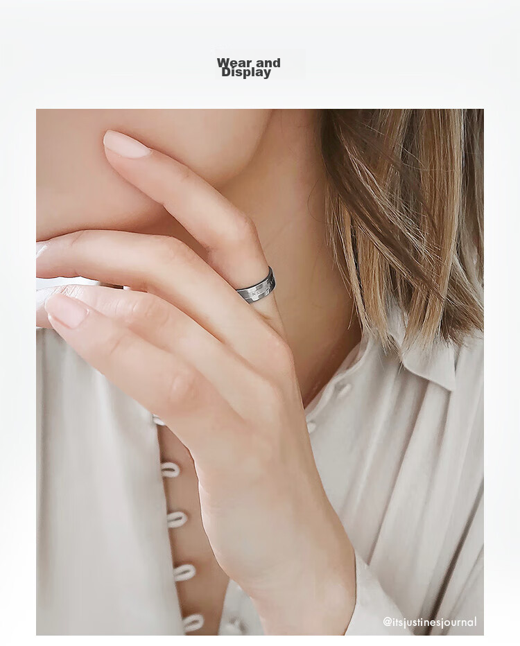 DanielWellington DW Ring for Women, Elegant Silver Couple Rings Size 48 DW100 Birthday Gift for Girls 13