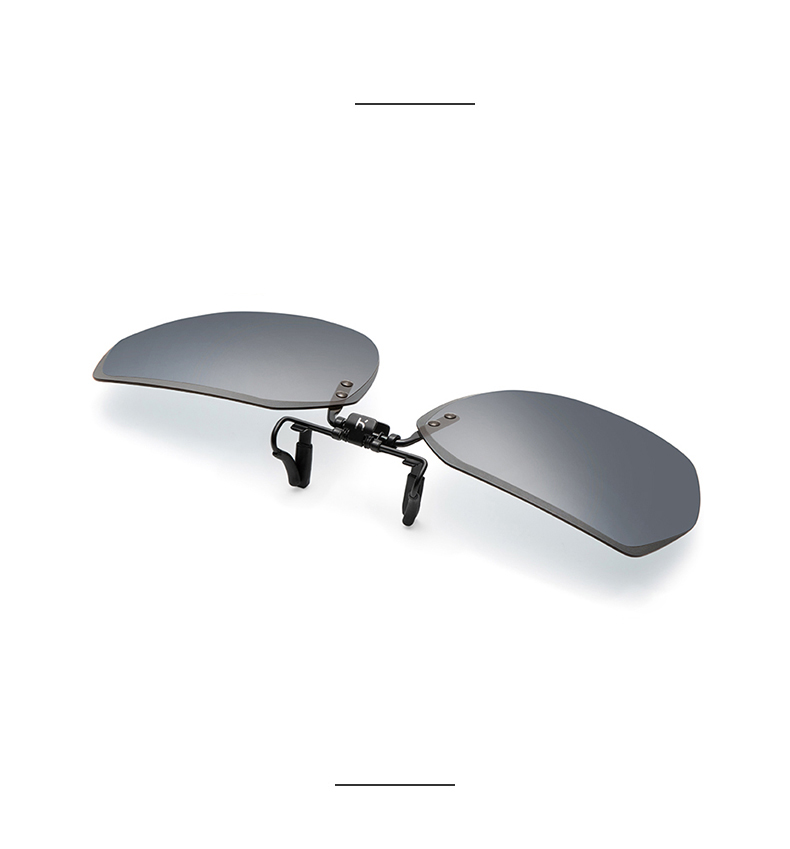 HELEN KELLER Sunglasses Clip, Geometric Large Frame Glasses Clip, Driving-Specific Myopia Sunglasses Clip HP823C5 13
