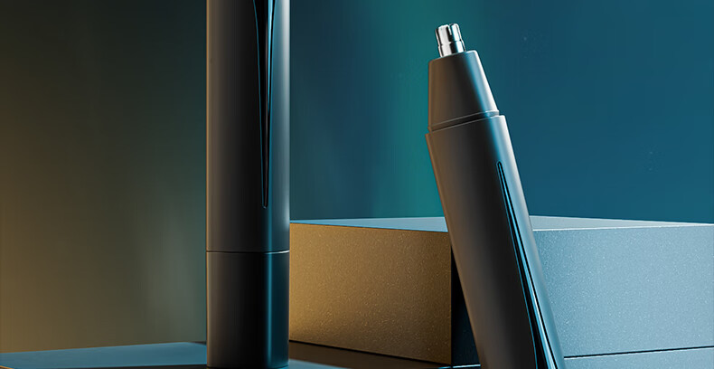 AUX Rechargeable Electric Nose Hair Trimmer for Men - Nasal Hair Removal Device, Nose Hair Cleaner, Nose Hair Clippers, Gift 7