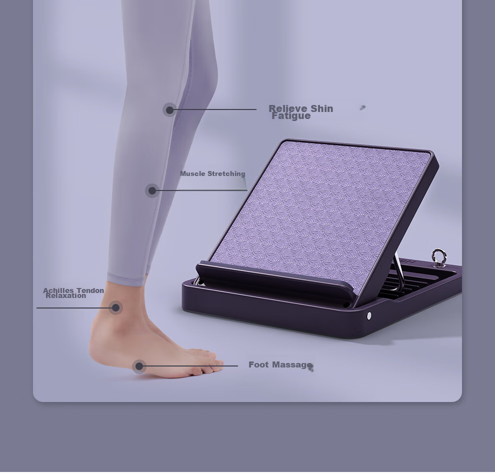 PROIRON Puliai Steel Stretching Board Seated Forward Bend Trainer Calf Stretch Incline Board Squat Step Platform 21