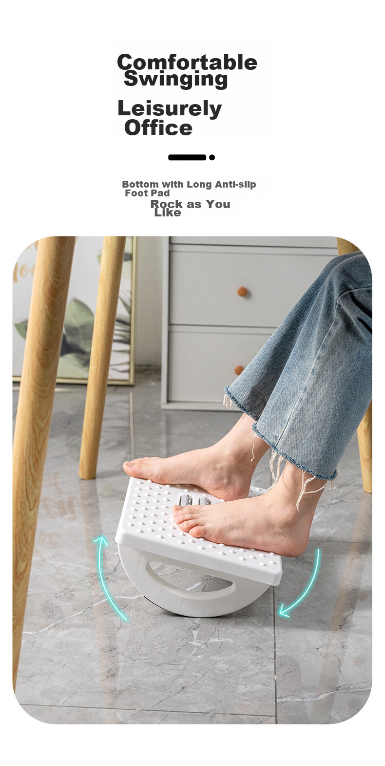 Haoer Office Footrest, Creative Home Sofa Leg Rest, Adjustable Triangular Foot Stool 8