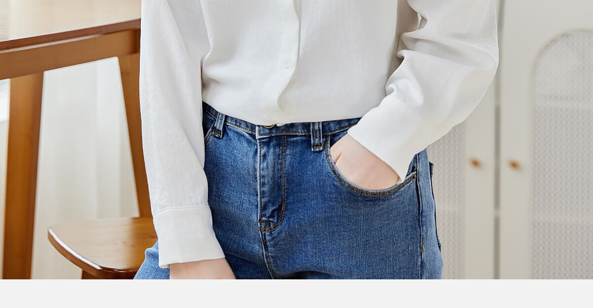 PinCai Women's Long Sleeve Shirt Autumn Winter Thickened Office Wear Versatile Blouse P144C6003 11