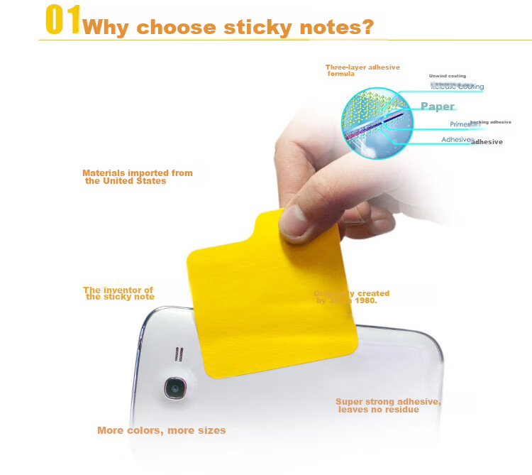 3M Sticky Notes, Large Rectangular Size, Memo Pads/Note Pads/Notepads/Notebooks, Office Supplies, School Supplies, Stationery, Classic Series 657 (Yellow) 4