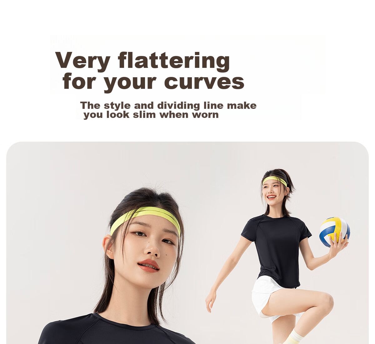 361° Women's Sports Fitness Yoga Top for Spring And Summer, Running Short-Sleeve T-Shirt, Stylish Quick-Dry Yoga Wear 10